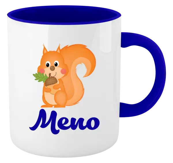 Hrnček  Veverička s menom