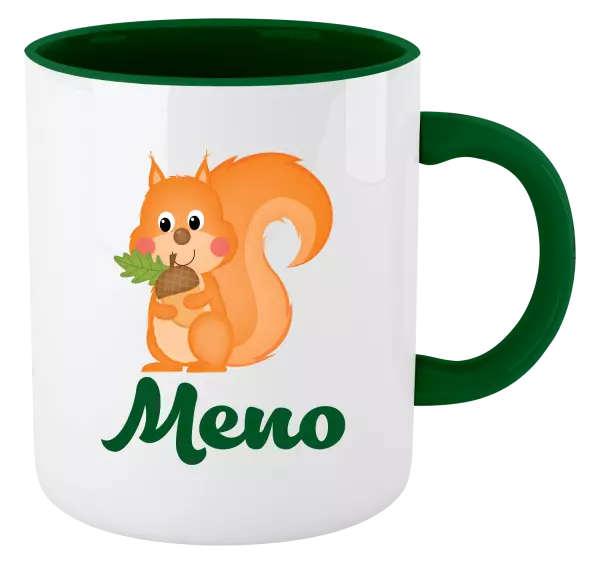 Hrnček  Veverička s menom