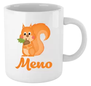 Hrnček Veverička s menom