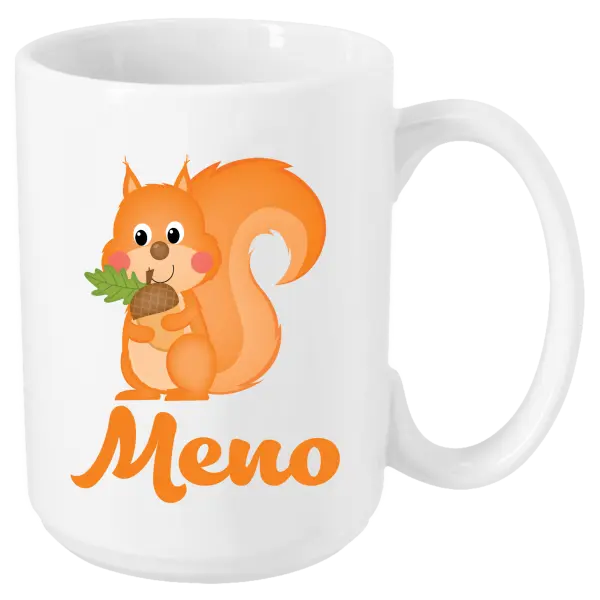 Hrnček Veverička s menom