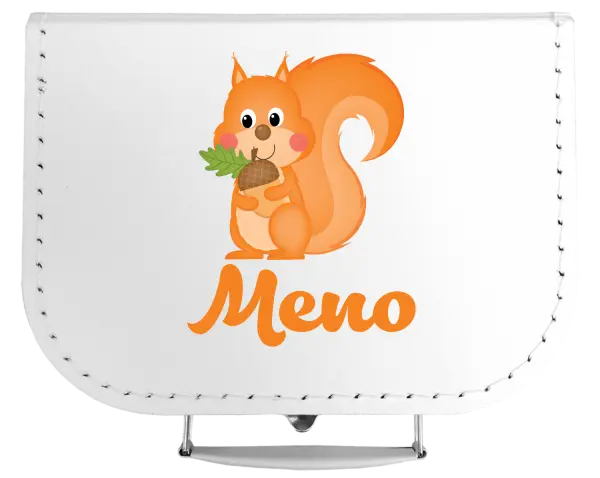 Kufrík Veverička s menom