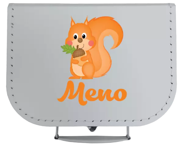 Kufrík Veverička s menom