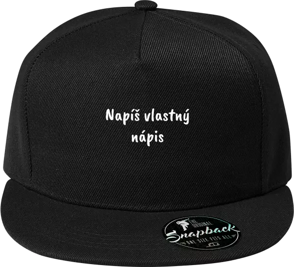 Snapback šiltovka Vlastný nápis