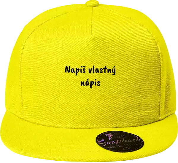 Snapback šiltovka Vlastný nápis