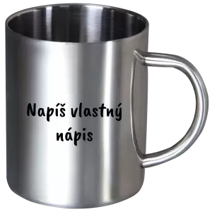 Nerezový hrnček Vlastný nápis