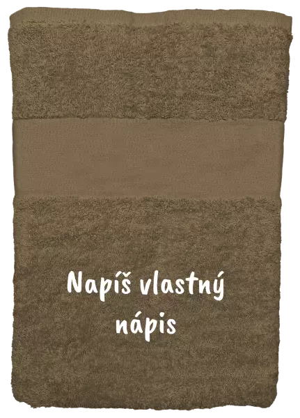 Osuška (100x150 cm) Vlastný nápis