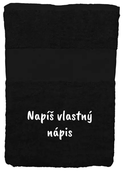 Osuška (100x150 cm) Vlastný nápis