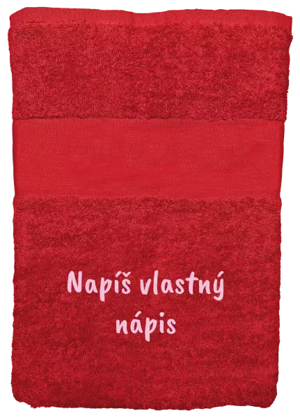 Osuška (100x150 cm) Vlastný nápis