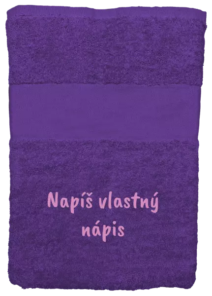 Osuška (100x150 cm) Vlastný nápis