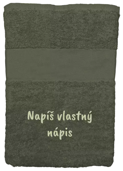 Osuška (100x150 cm) Vlastný nápis