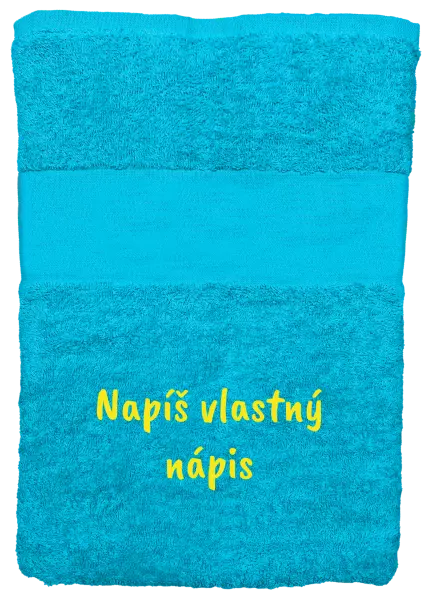 Osuška (100x150 cm) Vlastný nápis