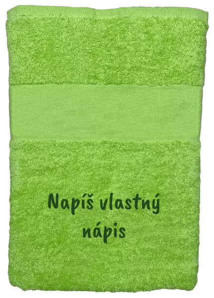 Osuška (100x150 cm) Vlastný nápis