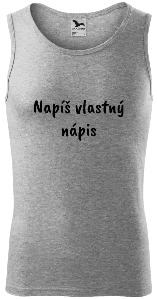 Pánske tielko Vlastný nápis