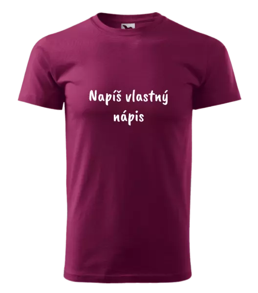 Pánske tričko Vlastný nápis