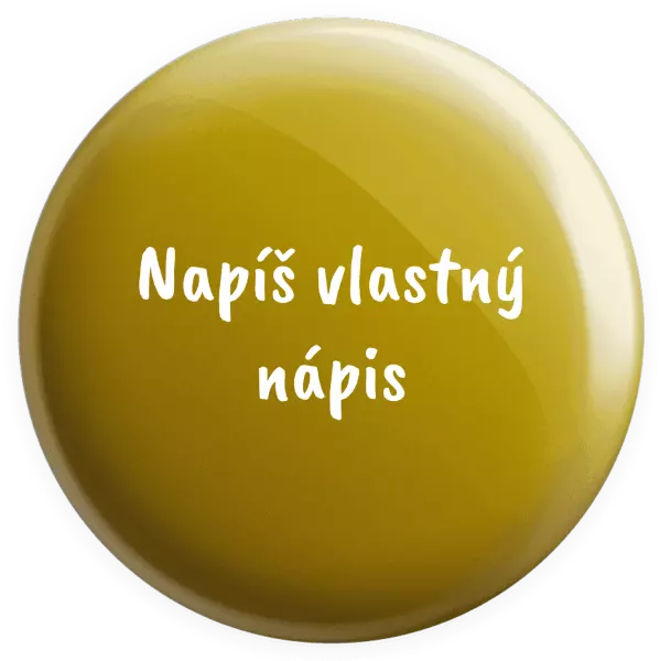 Placka Vlastný nápis