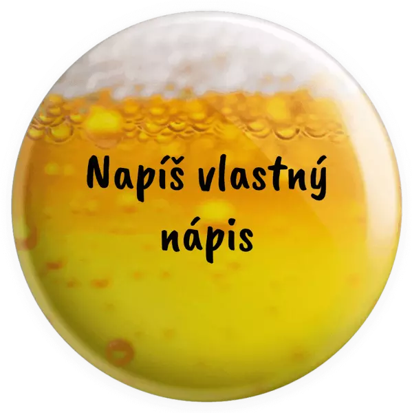 Placka Vlastný nápis