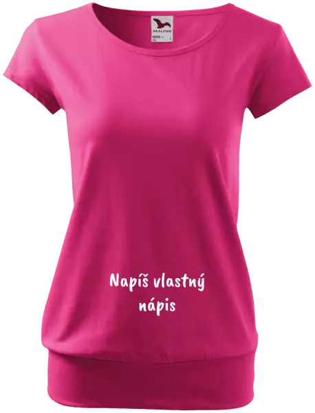 Tehotenské tričko Vlastný nápis