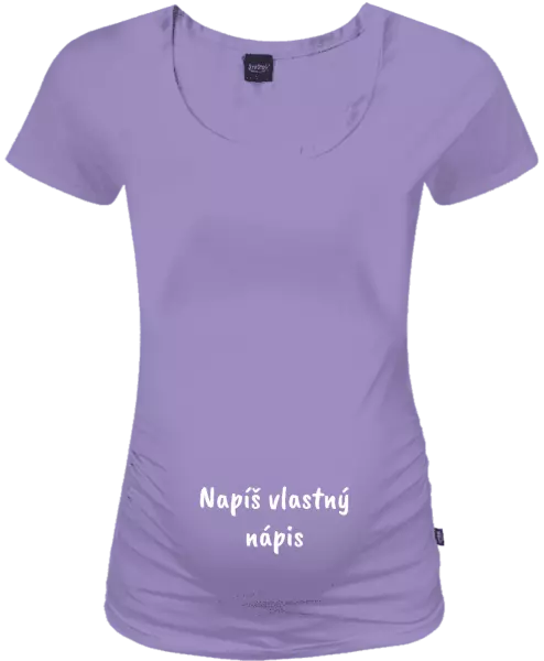 Tehotenské tričko Vlastný nápis