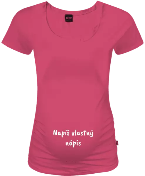 Tehotenské tričko Vlastný nápis