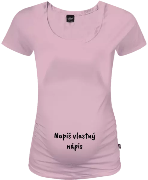 Tehotenské tričko Vlastný nápis