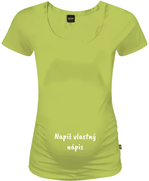 Tehotenské tričko Vlastný nápis