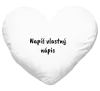 Vankúš Vlastný nápis