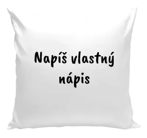 Vankúš Vlastný nápis
