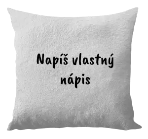 Vankúš Vlastný nápis