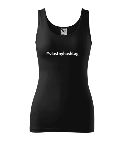 Dámske tielko Vlastný hashtag