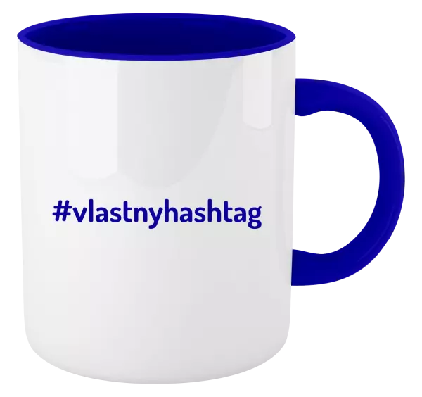 Hrnček  Vlastný hashtag