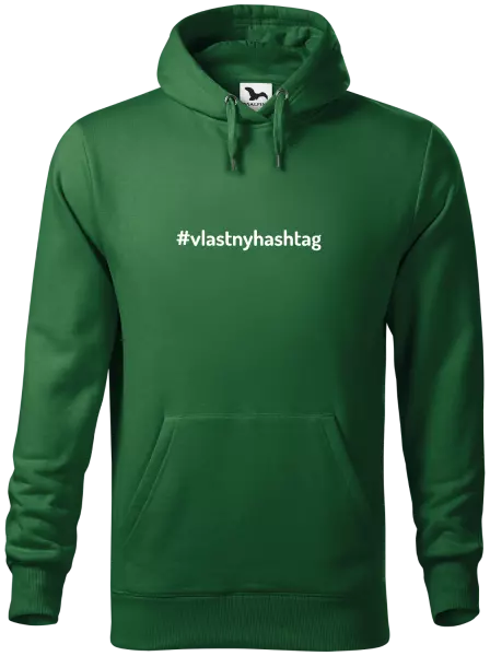 Pánska mikina Vlastný hashtag