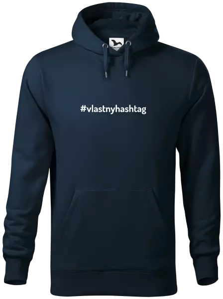 Pánska mikina Vlastný hashtag