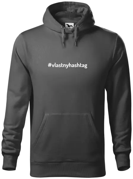 Pánska mikina Vlastný hashtag