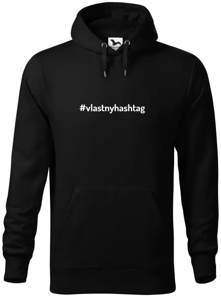 Pánska mikina Vlastný hashtag