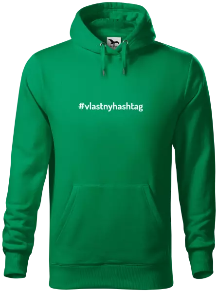 Pánska mikina Vlastný hashtag