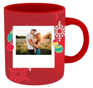  Snehové vločky na červenom pozadí