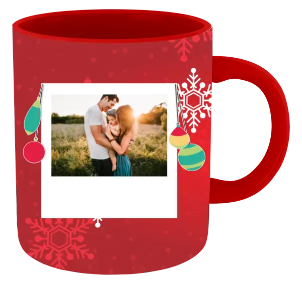  Snehové vločky na červenom pozadí