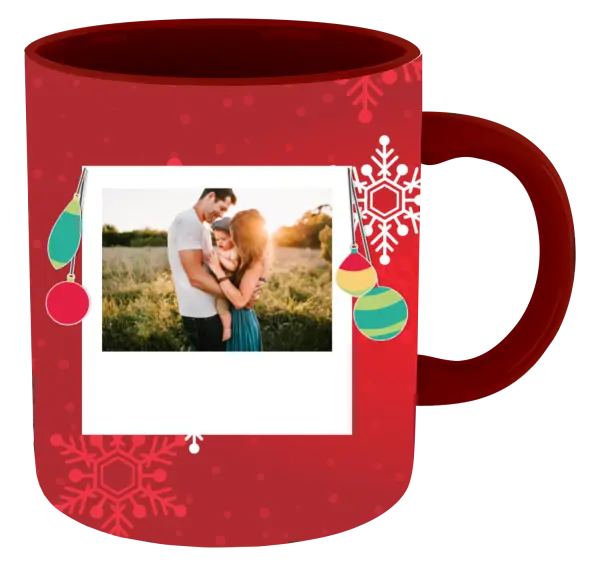  Snehové vločky na červenom pozadí