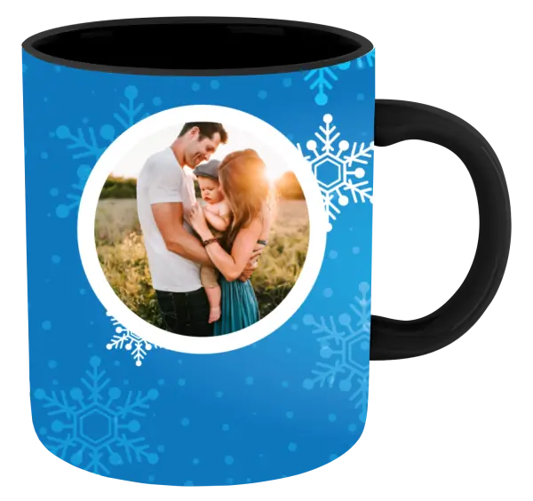  Snehové vločky na modrom pozadí