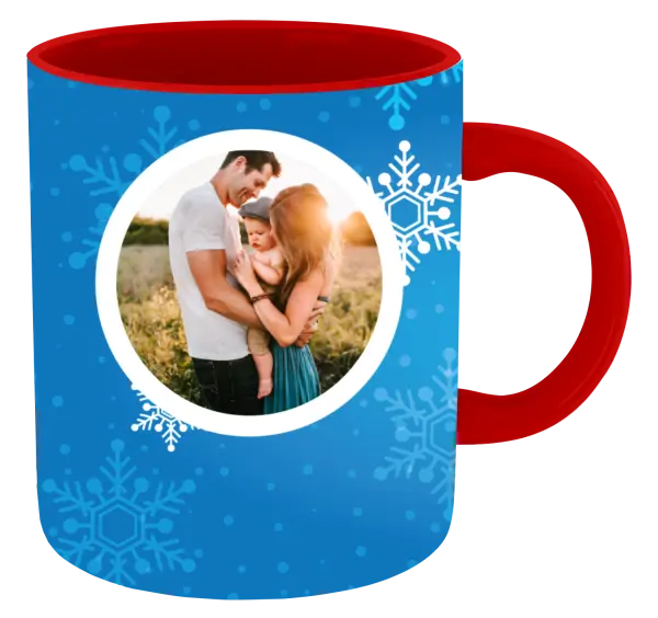  Snehové vločky na modrom pozadí