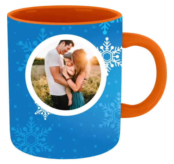  Snehové vločky na modrom pozadí