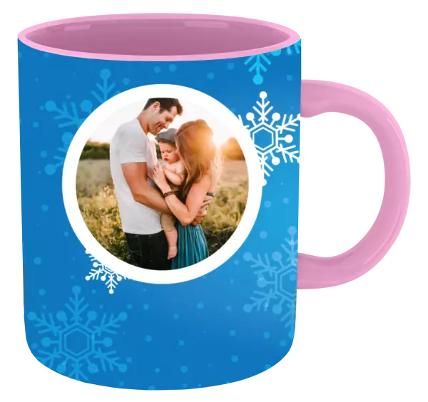  Snehové vločky na modrom pozadí