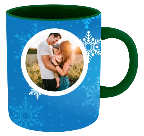  Snehové vločky na modrom pozadí