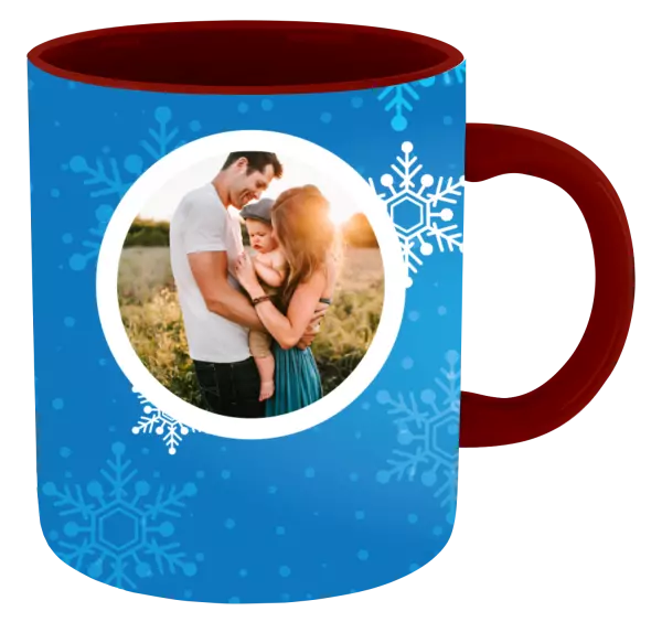  Snehové vločky na modrom pozadí