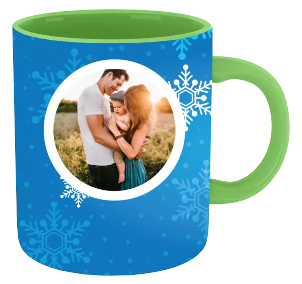  Snehové vločky na modrom pozadí