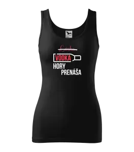 Dámske tielko Vodka hory prenáša