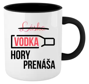 Hrnček  Vodka hory prenáša