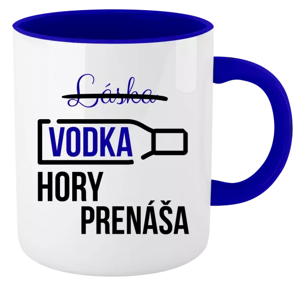 Hrnček  Vodka hory prenáša