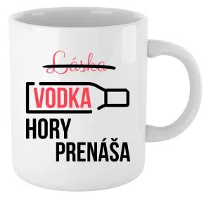 Hrnček Vodka hory prenáša