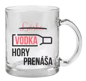 Hrnček Vodka hory prenáša